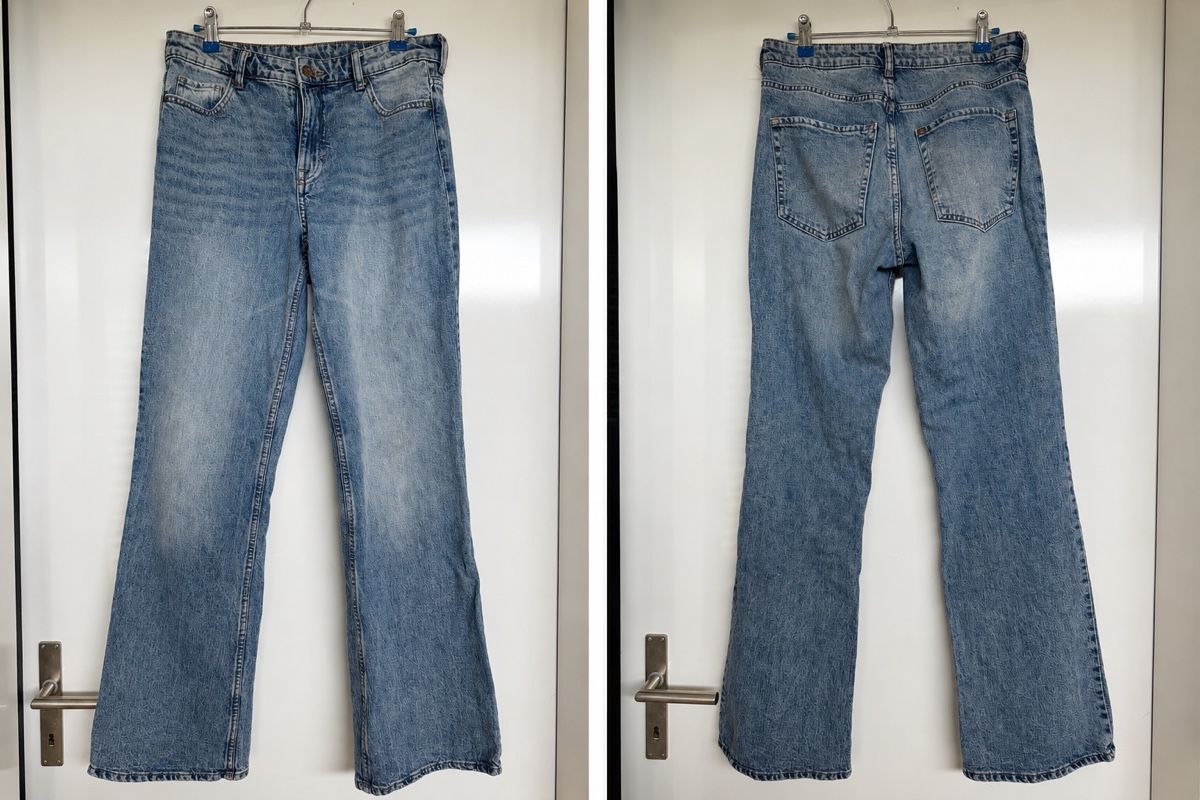 H&M Jeans: Jeans Damen hellblau Grösse 36 – Nuovo (secondo la descrizione) da Recherswil venduto da Pajaro11