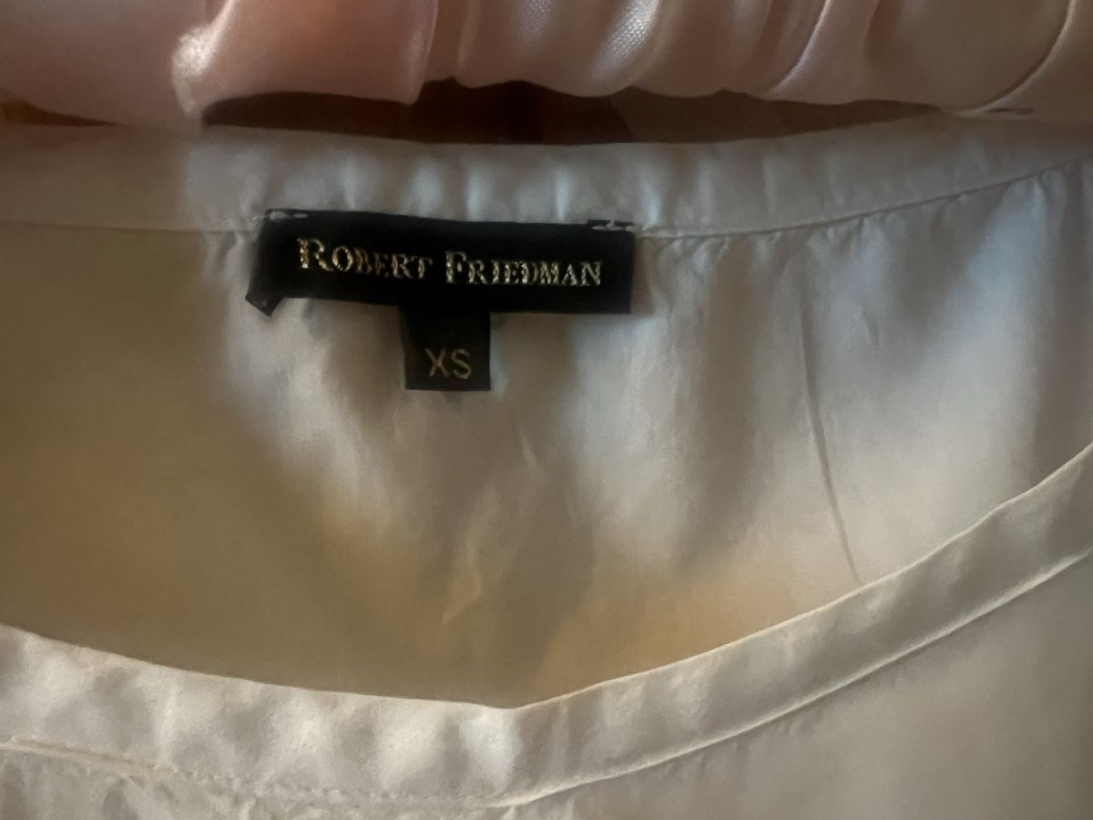 Robert Friedman Blusen: Robert Friedman Bluse Top weiss Spitze XS – Gebraucht aus Ebmatingen von dartim 2