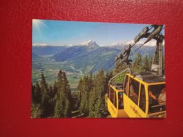 AK Malans Gondelbahn Blick ins Rheintal