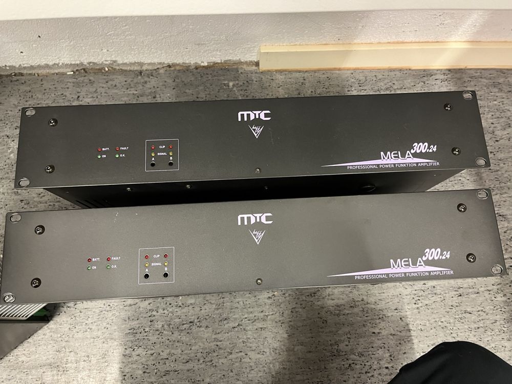 MTC MELA 300.24 Endstufe Verstärker 300 Watt 100V PA Anl (Gebraucht) in ...
