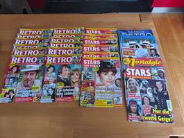 23 Hefte Retro / Stars von damals ..etc