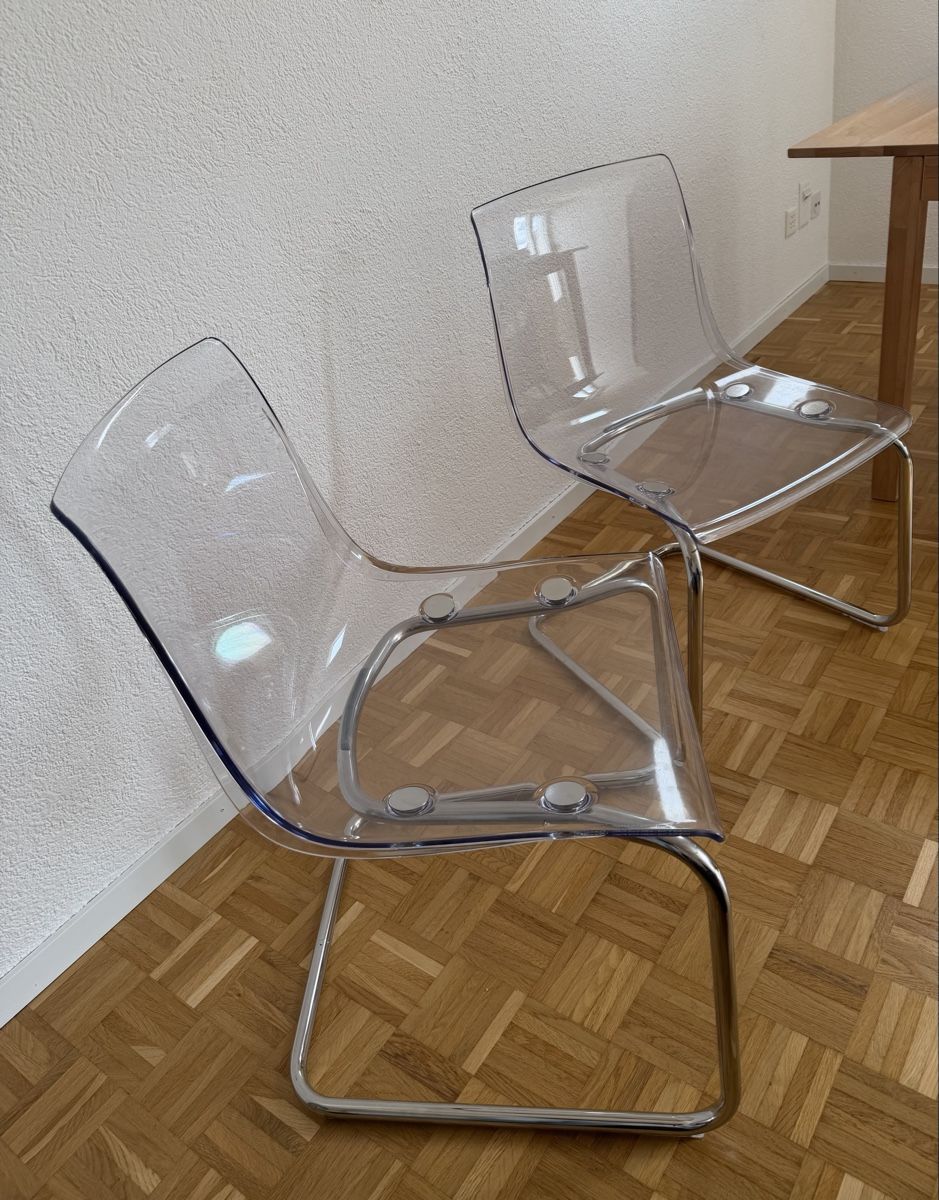 Ikea Sedie: 2x transparente Stühle  – Usato da Niederscherli venduto da mon_87bl 1