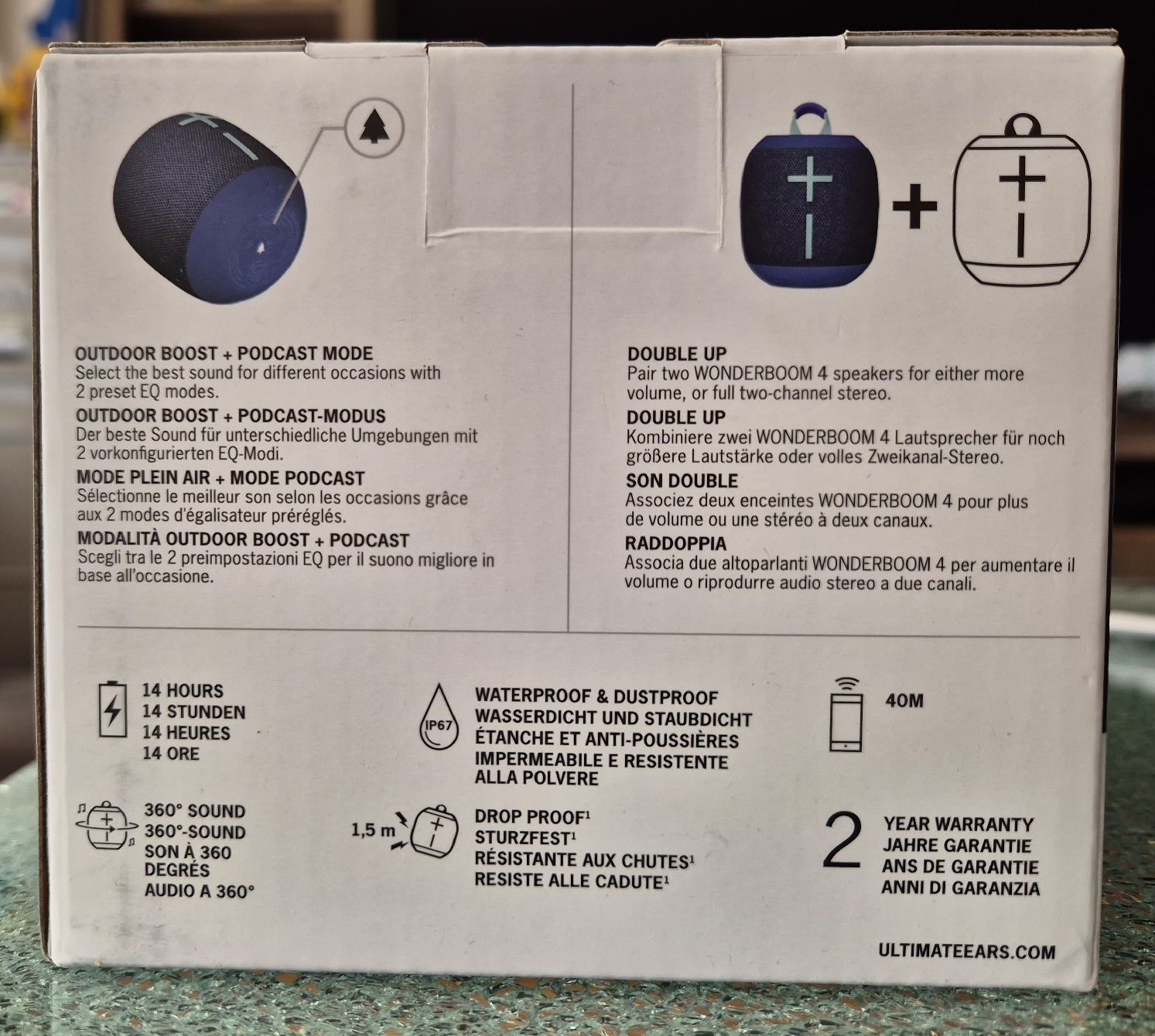 Ultimate Ears Lautsprecher: WONDERBOOM 4 - ! Neuve ! – Neu und originalverpackt aus Onex von pie_bx5h 2