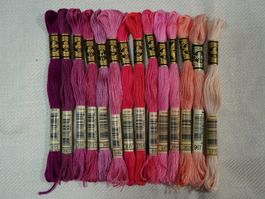 DMC Stickgarn Mouliné –  14er Pack – Sticktwist (Los A19)