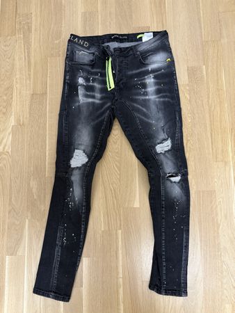 Black Island Jeans Schwarz 