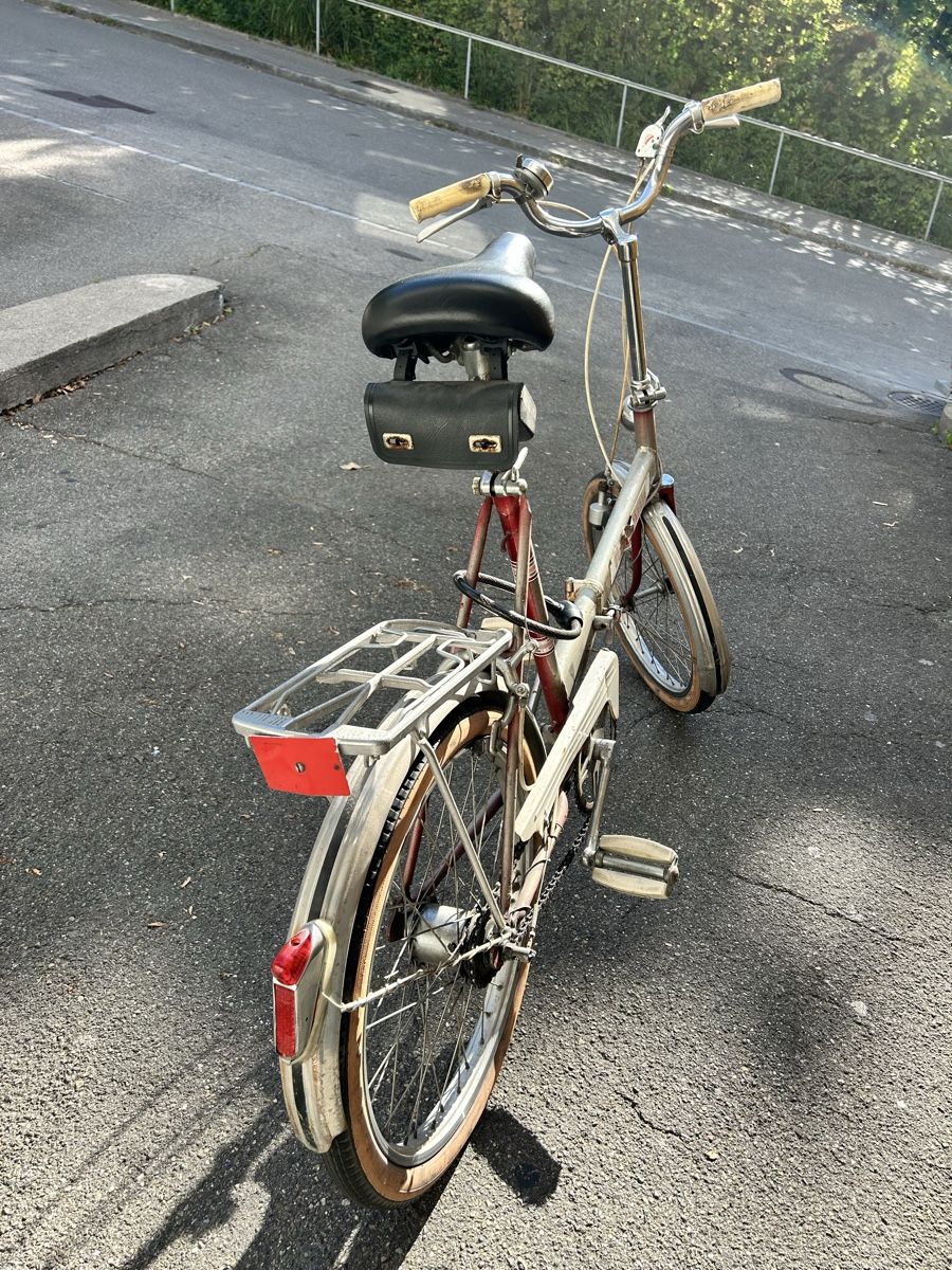Biciclette: Auto-Mini Folding Bicycle Vintage Silver – Usato da Zürich venduto da mer_pr7h 1