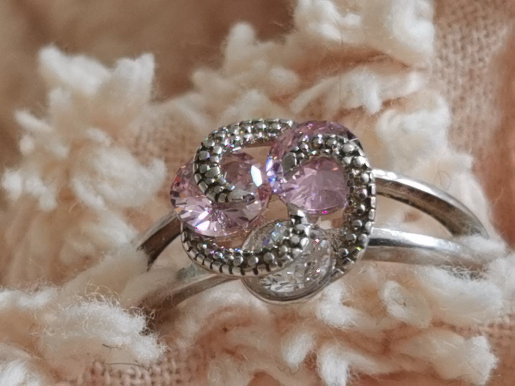 Anelli: Damen Silber 925 Ring mit Zirkone. – Nuovo e nell'imballaggio originale da Schlieren venduto da vlalif 1