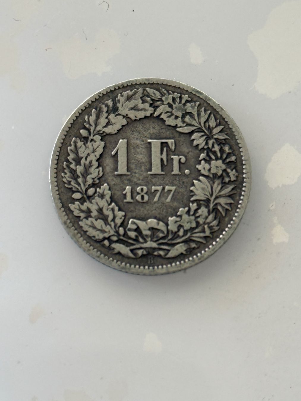 Tutti le monete: 1 Franken 1877  Rar – Usato da Wallisellen venduto da SWISS_SILVER1