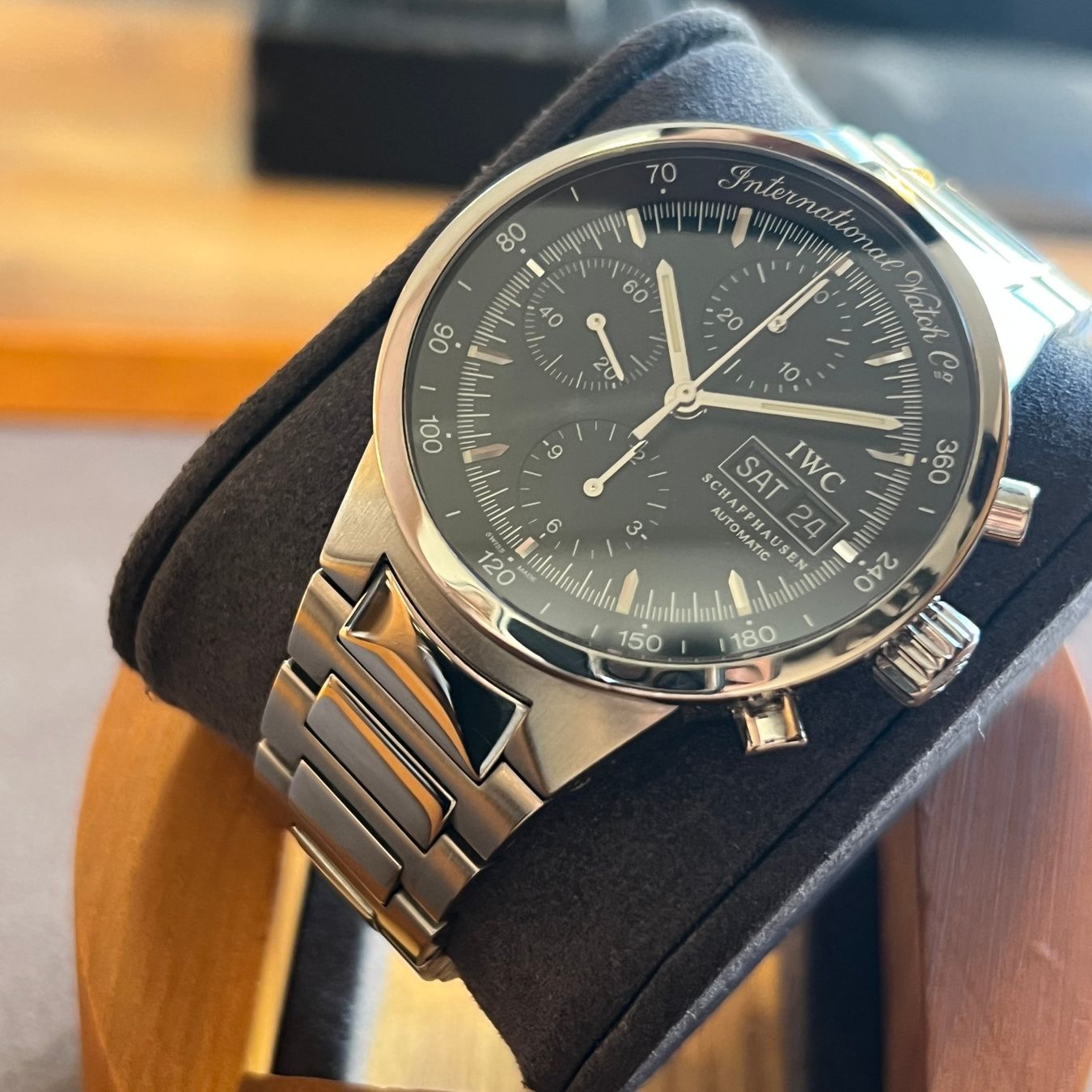 IWC Montres: FLASH SALE IWC GST Chronograph Automatic Full Set IW370708 – D'occasion à Carouge GE par Watchaser 8