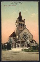 AK Basel, Ansicht der Pauluskirche, 1913
