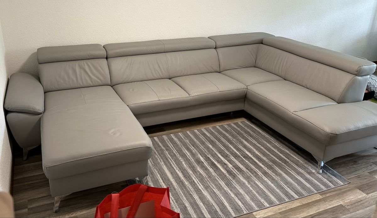 Divani: Ecksofa Echtleder mit laufender Garantie – Usato da Bülach venduto da Db27 1
