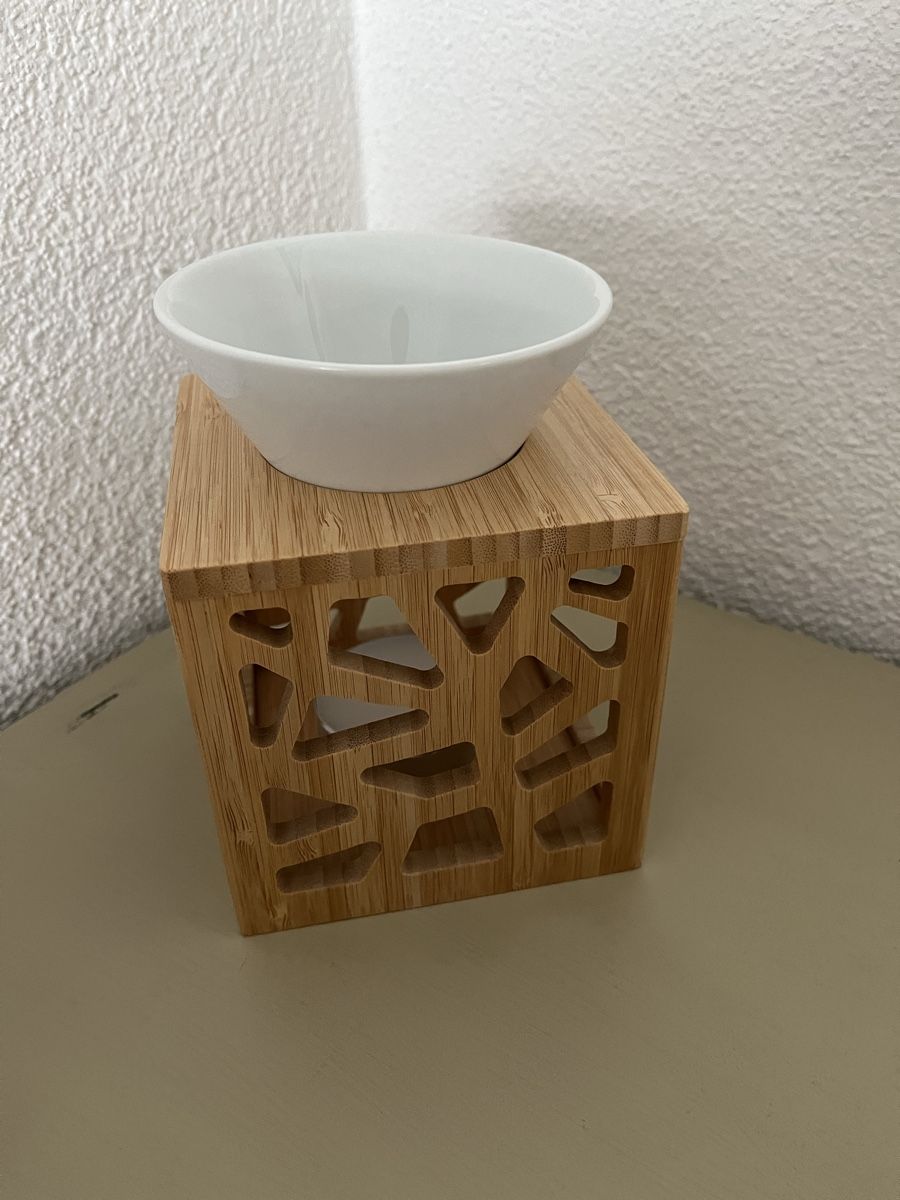 Diffusori di oli essenziali: Aroma Lampe, Diffuser, Windlicht - Bambusholz – Usato da Sax venduto da _Kornblume_ 1