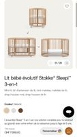Lit bébé évolutif Stokke Sleepi 3-en-1 couleur naturel