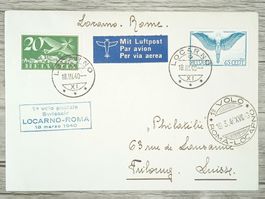 TR13 Enveloppe + Timbre Suisse 1940