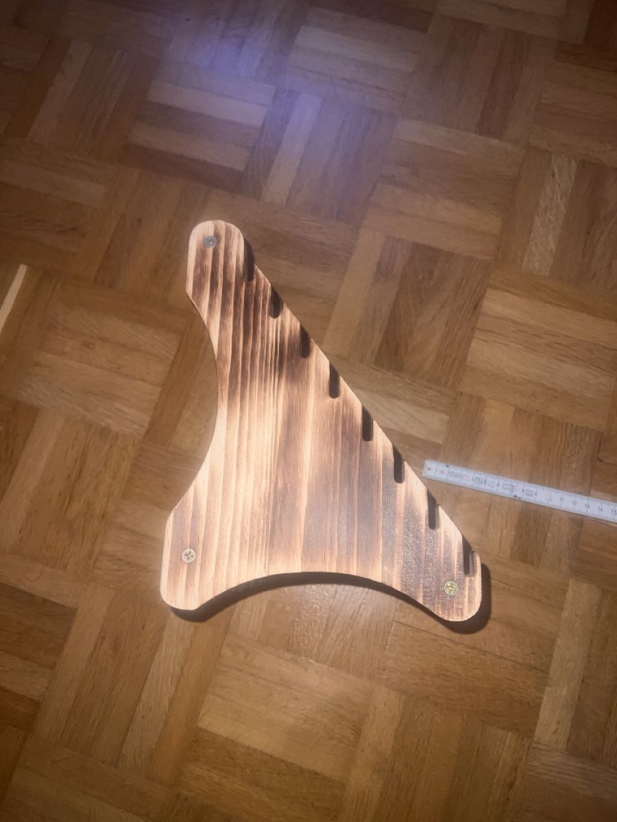 Coltelli: Range-couteaux en bois décoratif, style rustique. – Usato da Grandson venduto da RioDeltaLima 1