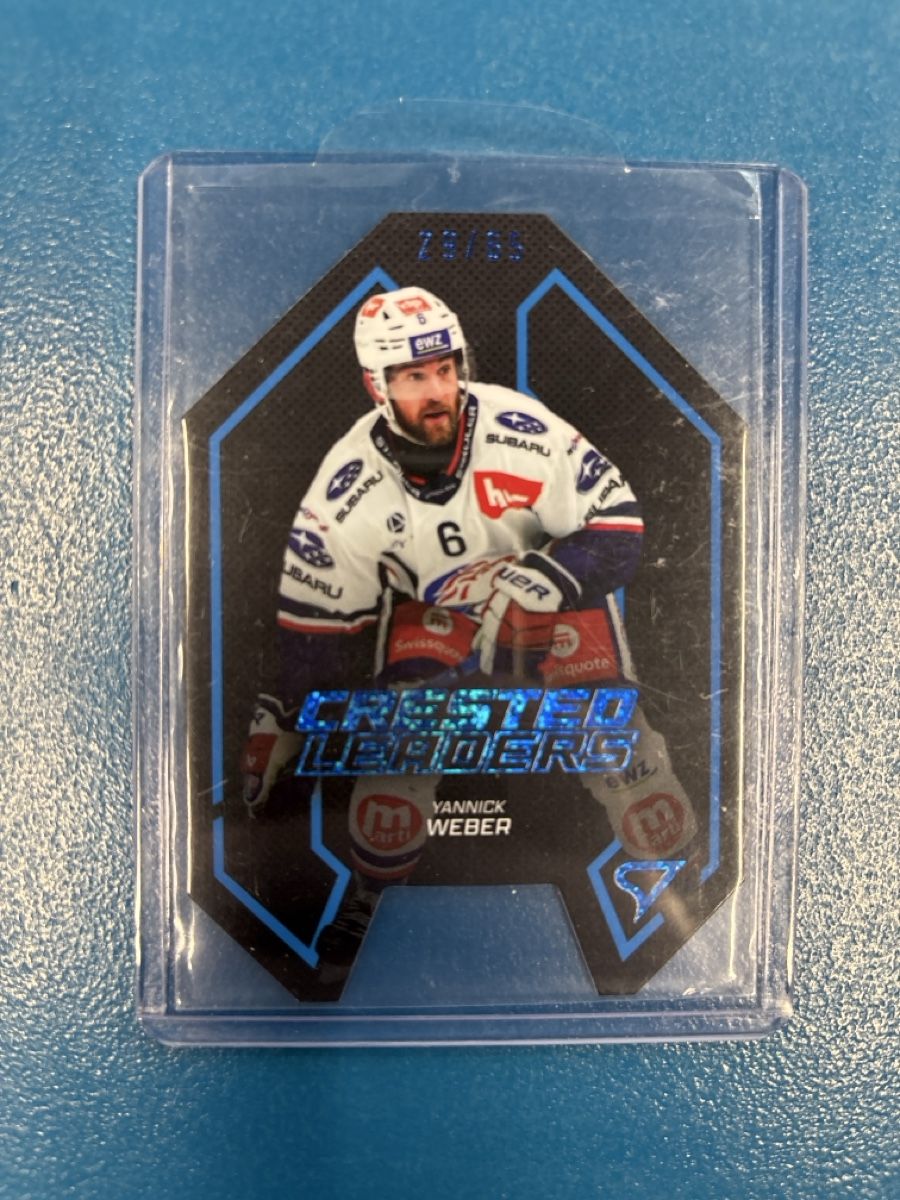 Sportzoo Carte collezionabili: Crested Leaders /65, Yannick Weber, ZSC – Nuovo (secondo la descrizione) da Thônex venduto da Flanker_Vek
