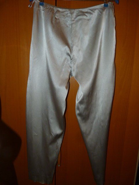 Pantaloni: Hose von di bari, Gr. 40, Glanz hellgold – Usato da Nunningen venduto da Fashion-Ave51 5