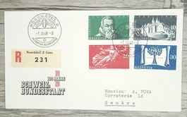 TR20 Enveloppe + Timbre Suisse 1948