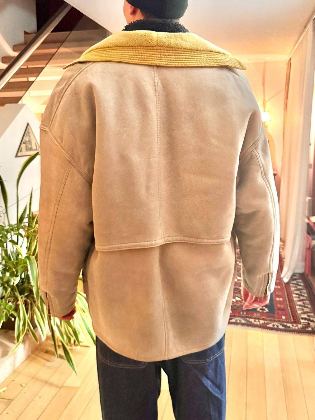 Versace Giacche: Lammfell Lederjacke Versace Gr. L – Usato da Bern venduto da Arecibo07 1