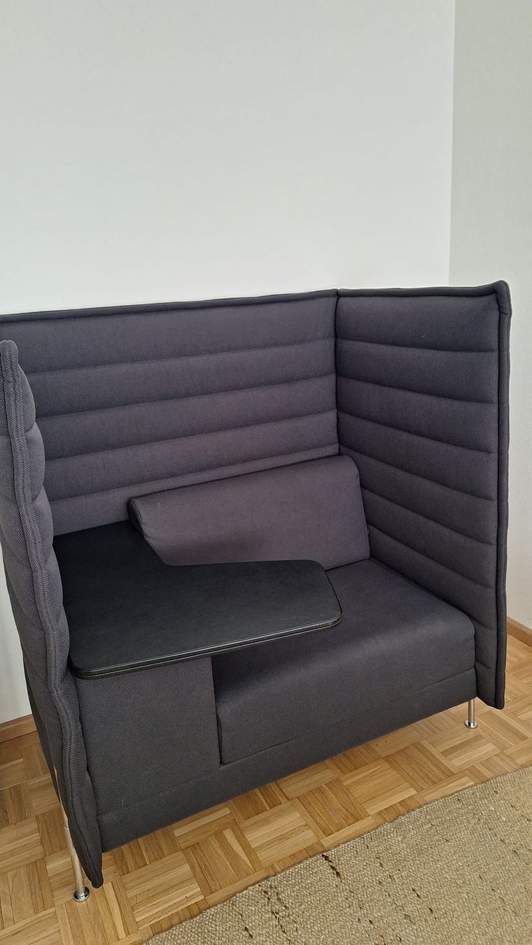 Vitra Divani: Vitra Alcove Work Sofa grau, gebraucht – Usato da Frasnacht venduto da krutsta1 5