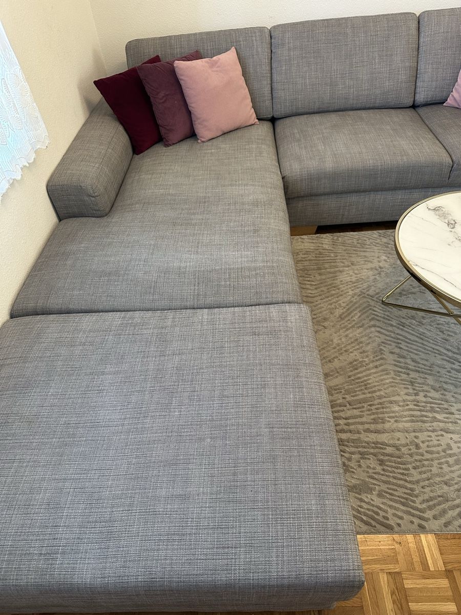 Divani: IKEA SÖRVALLEN Sofa mit Recamiere links + Hocker – Usato da Brüttisellen venduto da naz_5wdh 2