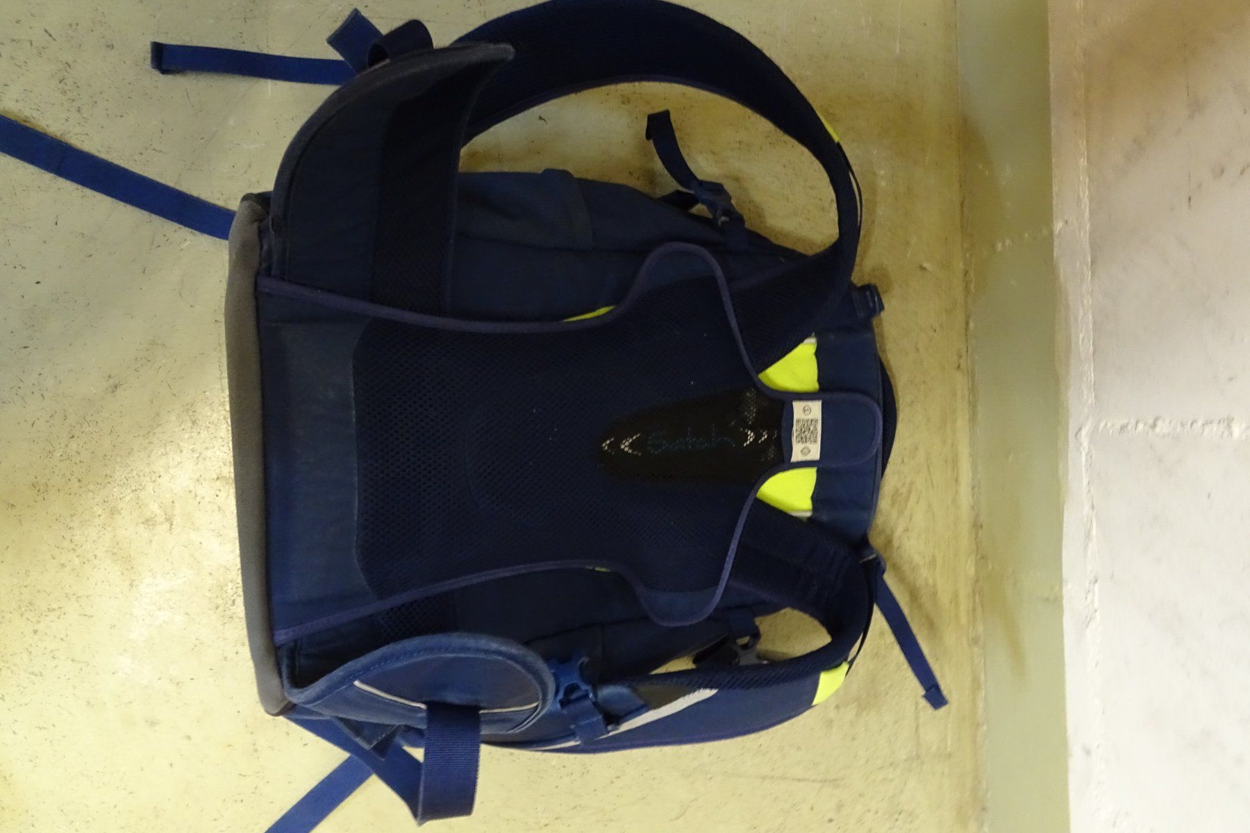 Satch Borse & Zaini: Satch Pack Schulrucksack blau - mit Gebrauchsspuren – Usato da Strengelbach venduto da schmetterling20 4