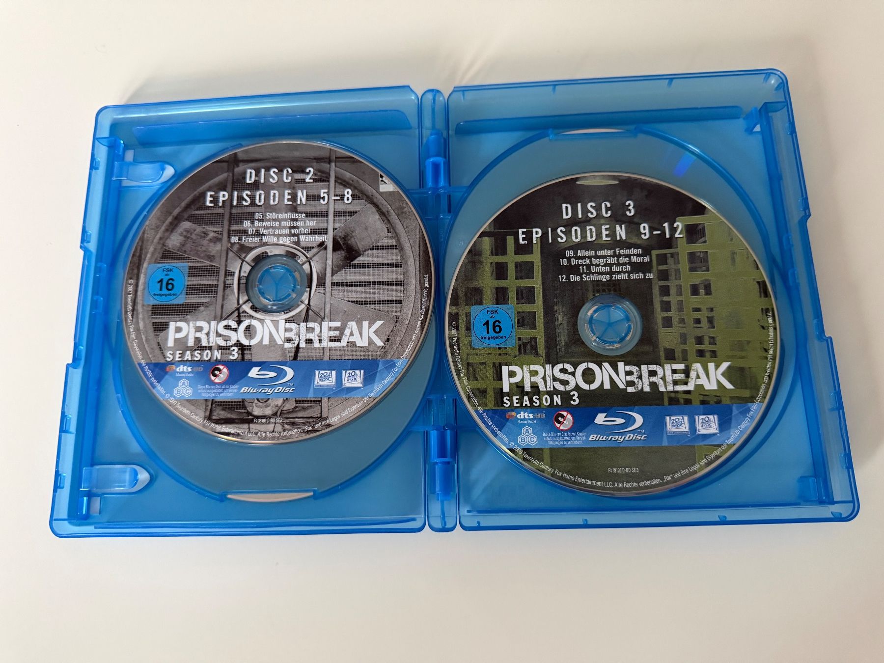 Tutti i DVDs: Prison Break - Staffel 3 Blu-ray - 4 Discs - im Schuber – Usato da Altstätten SG venduto da sheamus 4