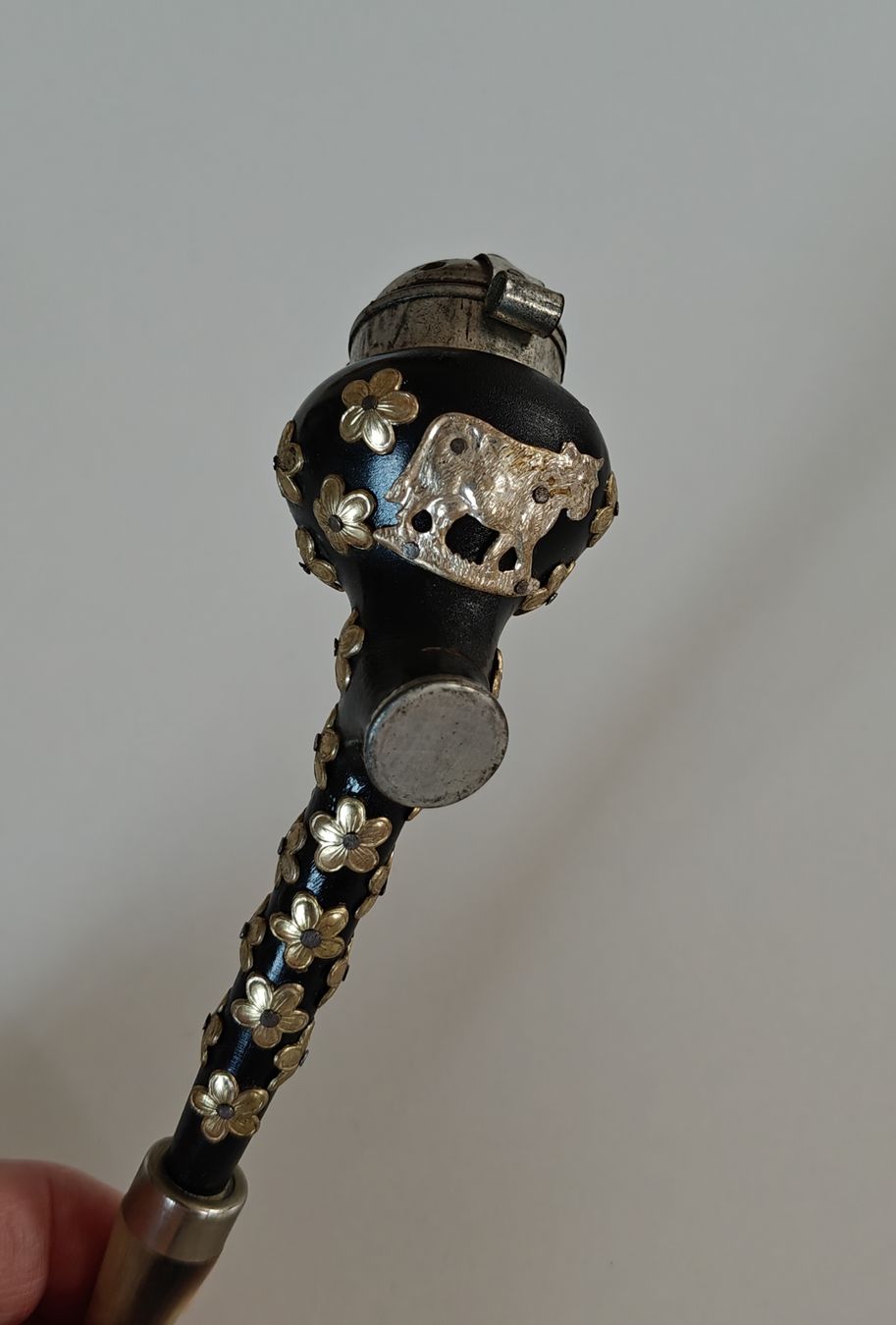 Pipe & Accessori: Antike Appenzeller Bauernpfeife / Tabakpfeife mit Leder – Usato da Langenthal venduto da Josefiiina 1