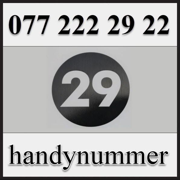 PrePaid-Karten: Handynummer, Telefonnummer, VIP Nummer, 077 222 29 22 – Neu (gemäss Beschreibung) aus Winterthur von handynummerch