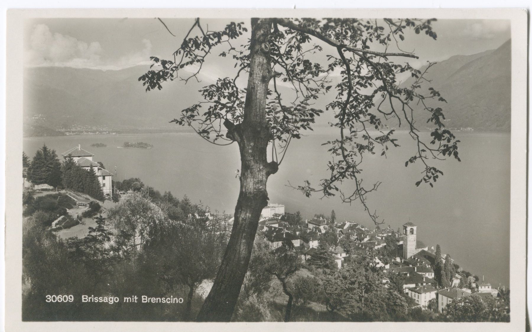 Cartoline postali: Brissago mit Brenscino 1923 – Usato da coglio venduto da Tascia1