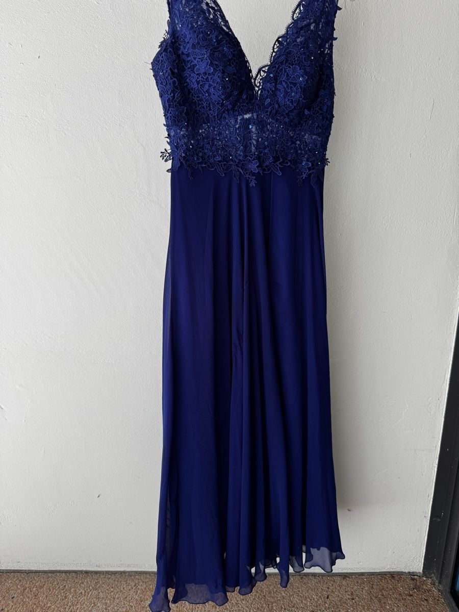 Vestiti: Abendkleid Gr 38 Royalblau – Usato da Mollis venduto da Piet2piet2000 2