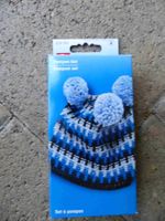 Pompom-Set Wolltiere Mützen Schals neu