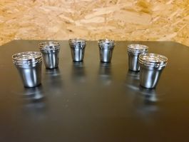 Becher 6 Stk. Silber