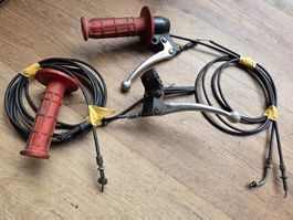 Original Gas & Deko Griff Magura Puch Maxi S *mit Kabeln*