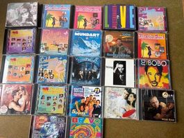 Musik CD Sammlung Schlager und Mundart 22 Stk- Wiitergäh