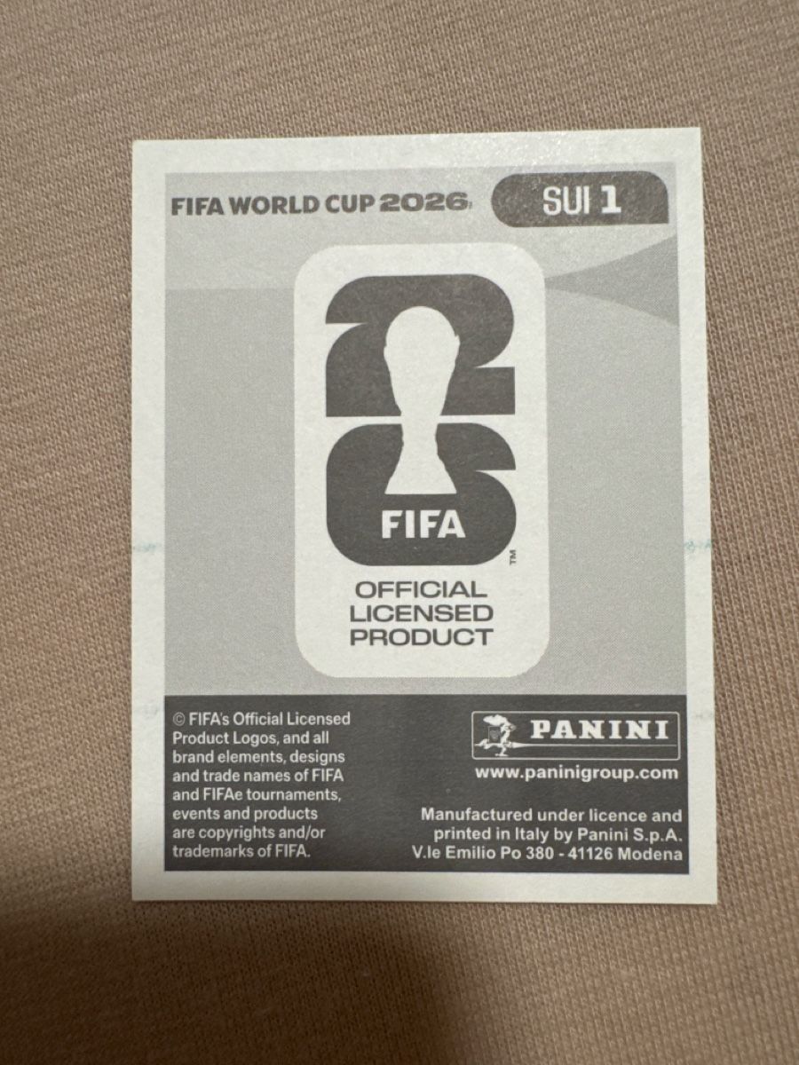 Panini Carte collezionabili: FIFA WM 26, SUI 1, Panini Sticker – Nuovo (secondo la descrizione) da Effretikon venduto da jas_92ls 1