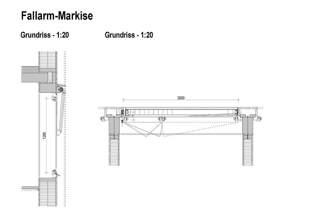 Tende da sole: Store, Beschattung, Fallarm-Markise Stobag 3110 – Usato da Schwarzenburg venduto da Michaelw2 1