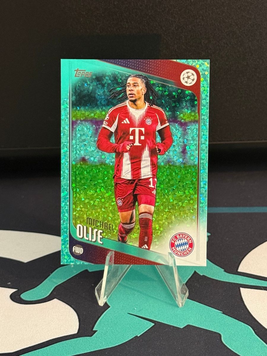 Topps Carte collezionabili: Topps Flagship Michael Olise Aqua Parallel 1:500 Packs SSP – Nuovo (secondo la descrizione) da Solothurn venduto da soccercards.ch