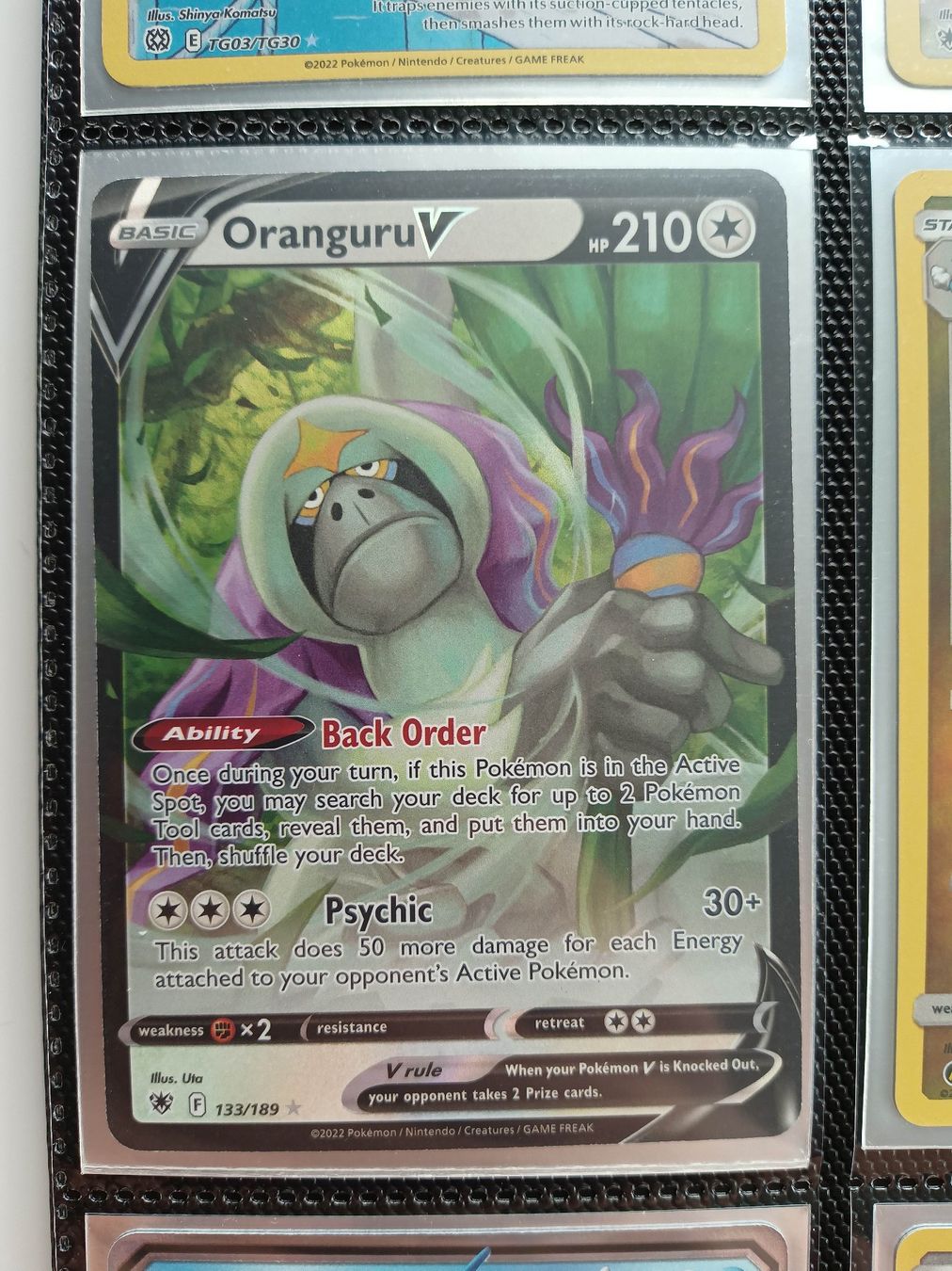 Pokémon Sammelbilder & Trading cards: Oranguru V – Gebraucht aus Altstätten SG von GGsGameshop