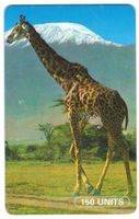 Telefonkarte Tanzania TAN-TT-01 Giraffe
