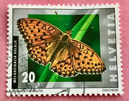Nr.1062 Grosser Permutterfalter Schmetterlinge GESTEMPELT 