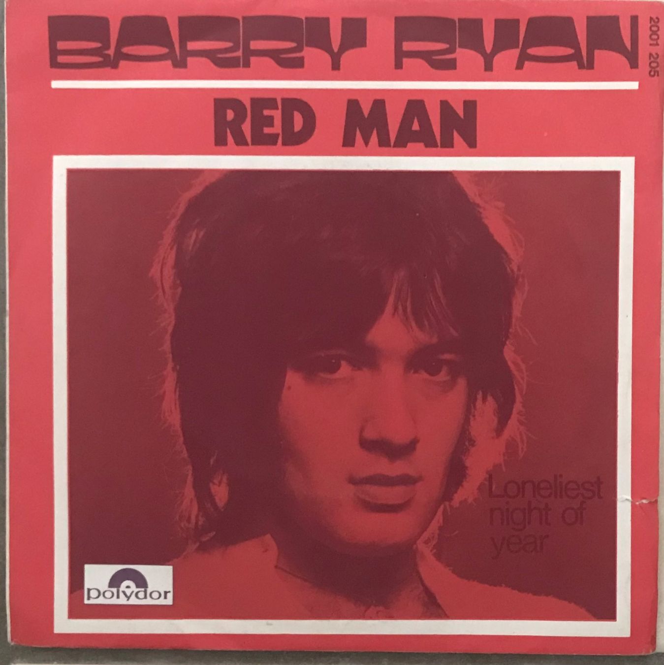 Vinyles: BARRY RYAN - RED MAN – D'occasion à Bussigny par vinyl-pas-cher