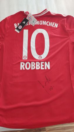 FC Bayern Trikot Robben XL signiert 💯 Top Zustand