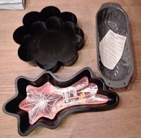 3 Backformen, Kuchenform, Blume, Stern, Cake