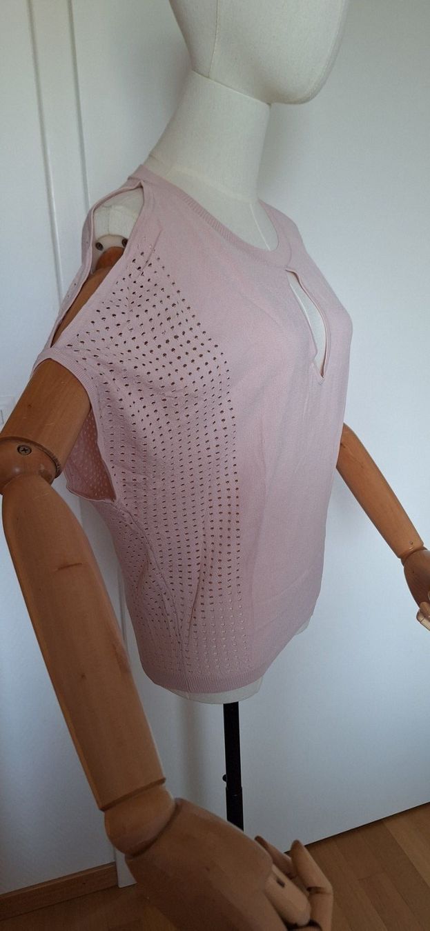 Morgan T-shirt: Morgan, t-shirt rose – Nuovo (secondo la descrizione) da Lussery-Villars venduto da pousinete02 1