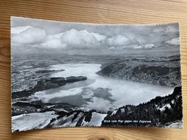 Blick vom Rigi gegen den Zugersee - AK 1946