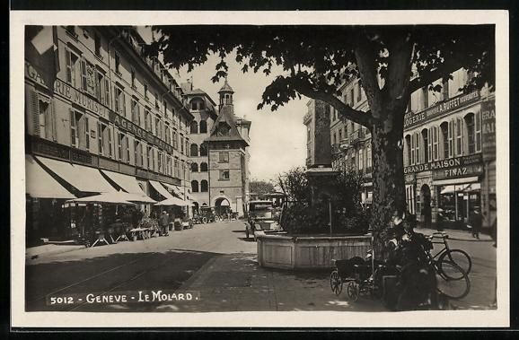 Cartoline postali: AK Genève, Le Molard – Usato da Berlin venduto da bartko-reher
