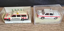 Voitures miniatures 1:87 HO - Police + AVD Pannehilfe