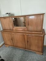 Buffet Barock Stil mit Glasfach und Schubladen