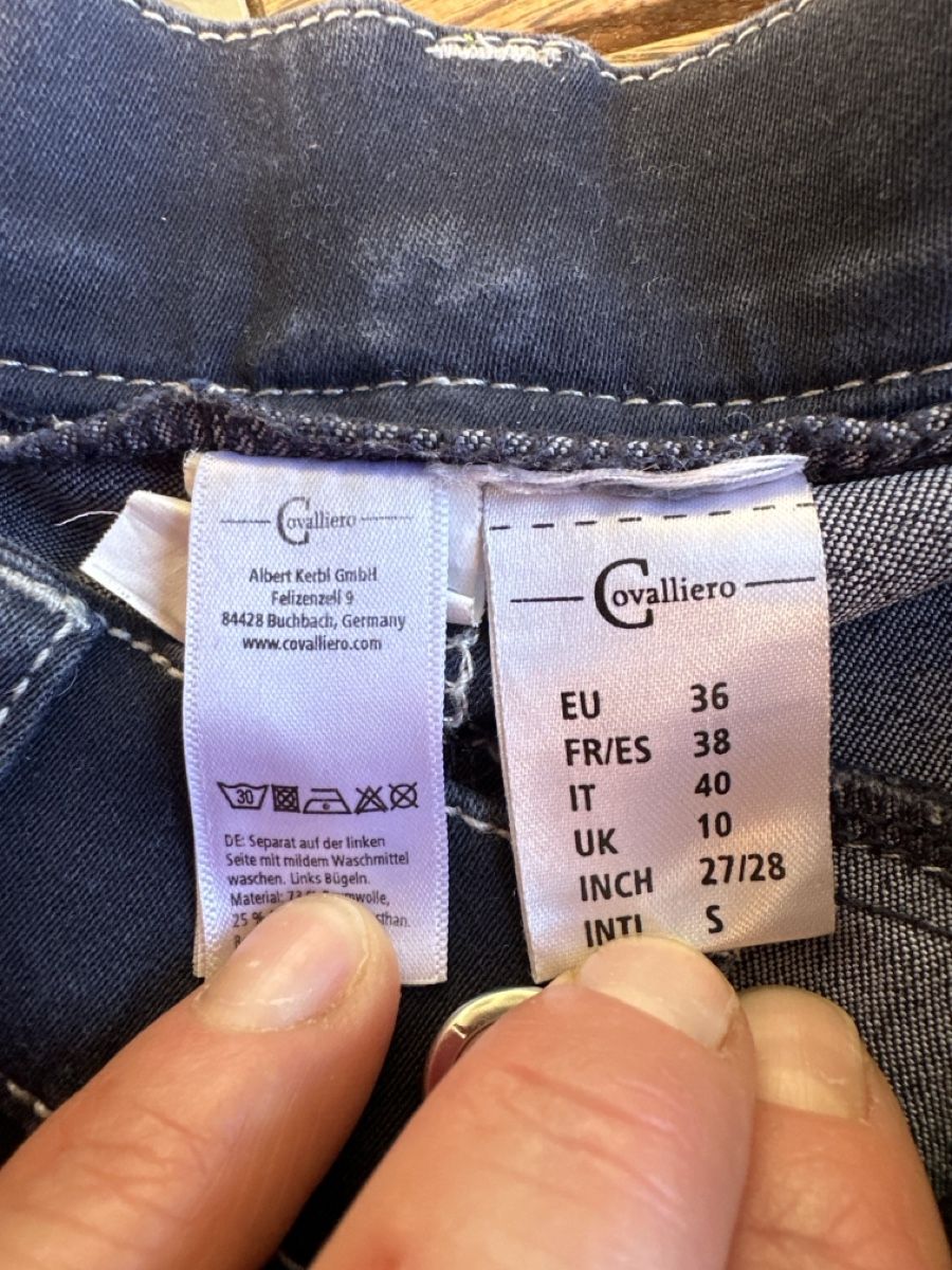 Pantaloni: Reithose in Jeansoptik, super elastisch – Usato da Watt venduto da cla_w8t7 2